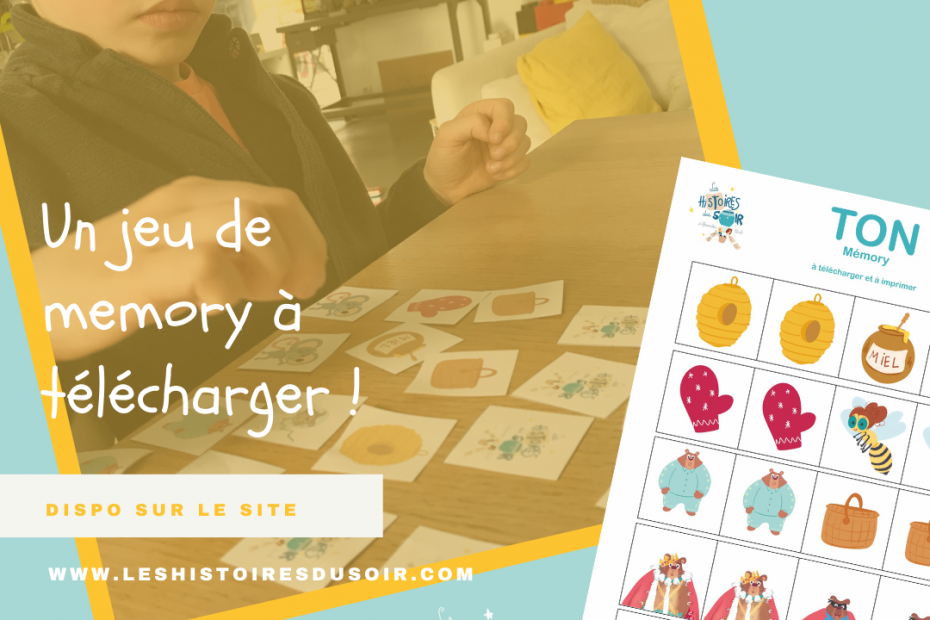 DIY un jeu de memory à télécharger et imprimer