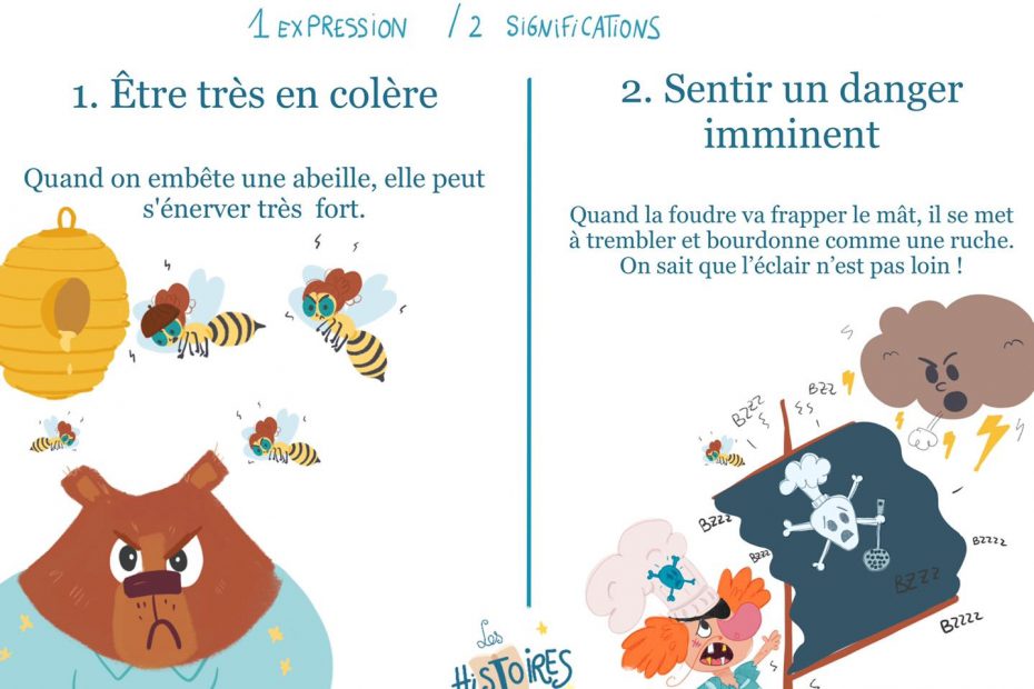 avoir les abeilles explication expression francaise la polémique